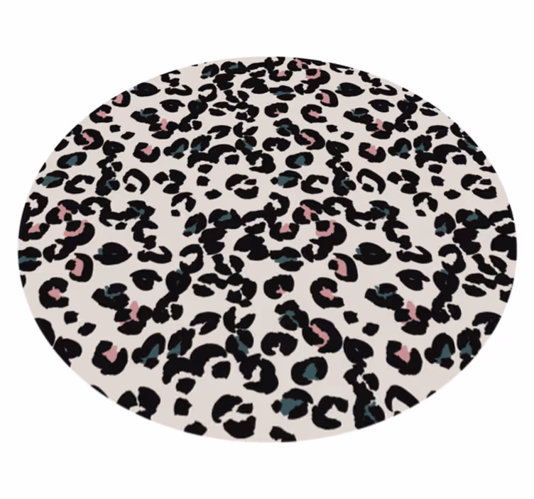 Leopardo dėmės raštas gyvūnų spaudos vinilo kilimėlis - „Tenstickers“