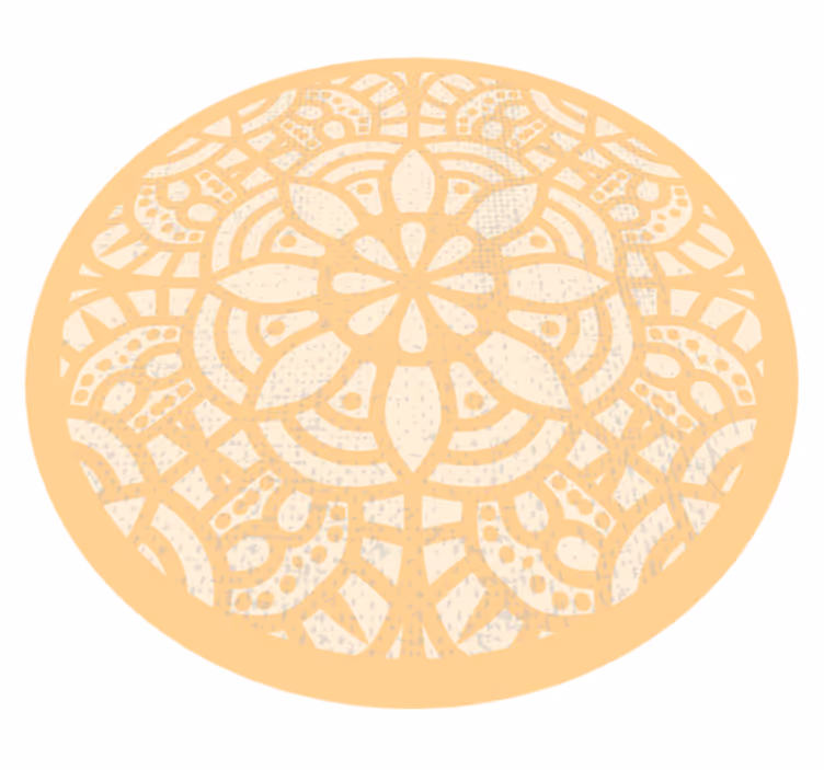 Mandalos motyvų ratas mandala kilimėlis - „Tenstickers“
