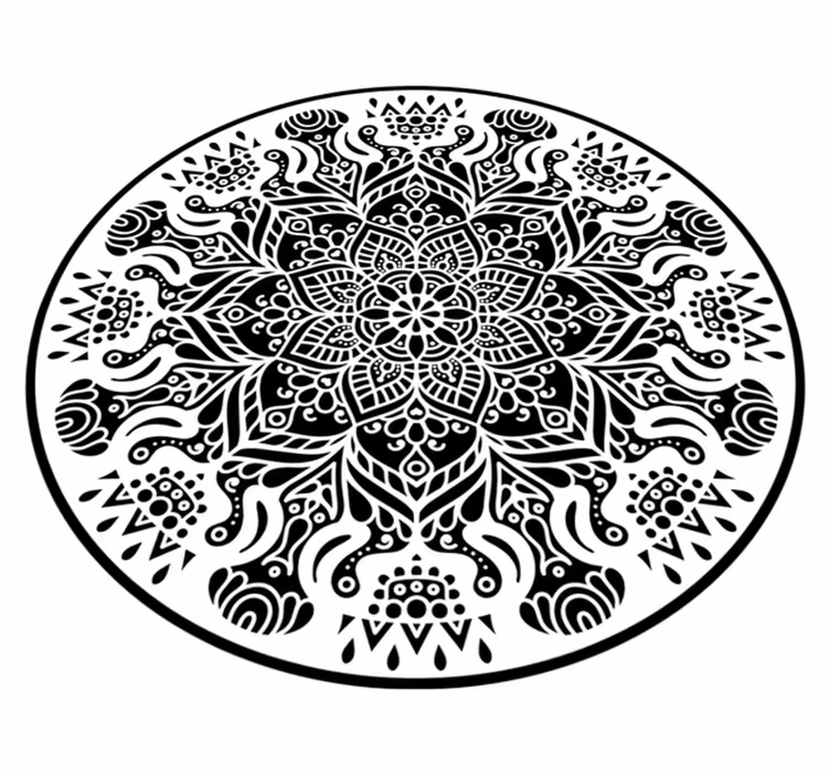 Sudėtingas mandalos dizainas mandala kilimėlis - „Tenstickers“