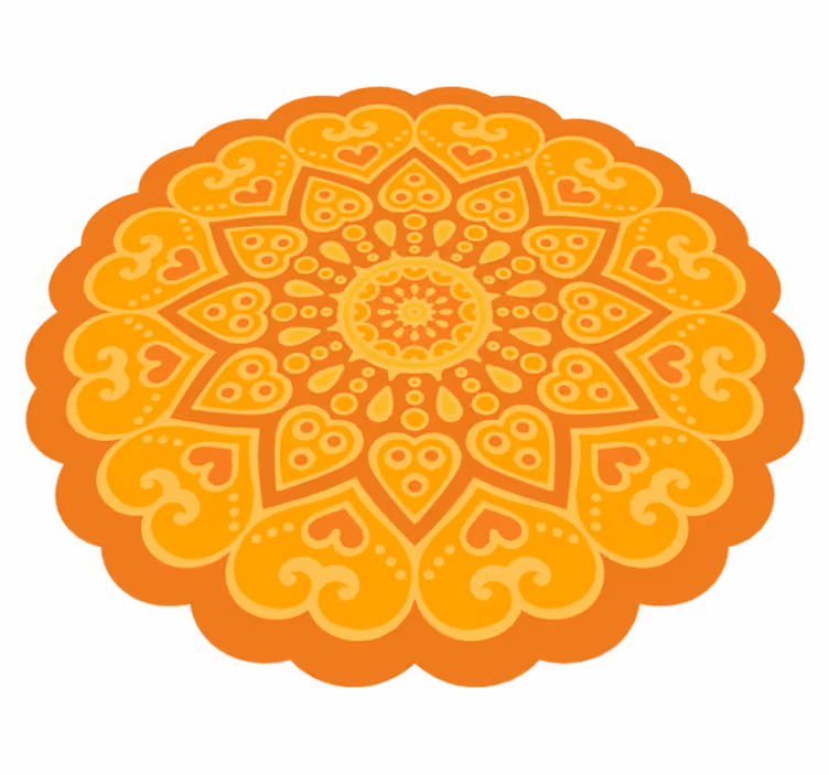 Mandalos grindų akcentas mandala kilimėlis - „Tenstickers“