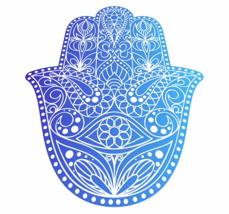 Mandalos įkvėptas dekoras mandala kilimėlis - „Tenstickers“