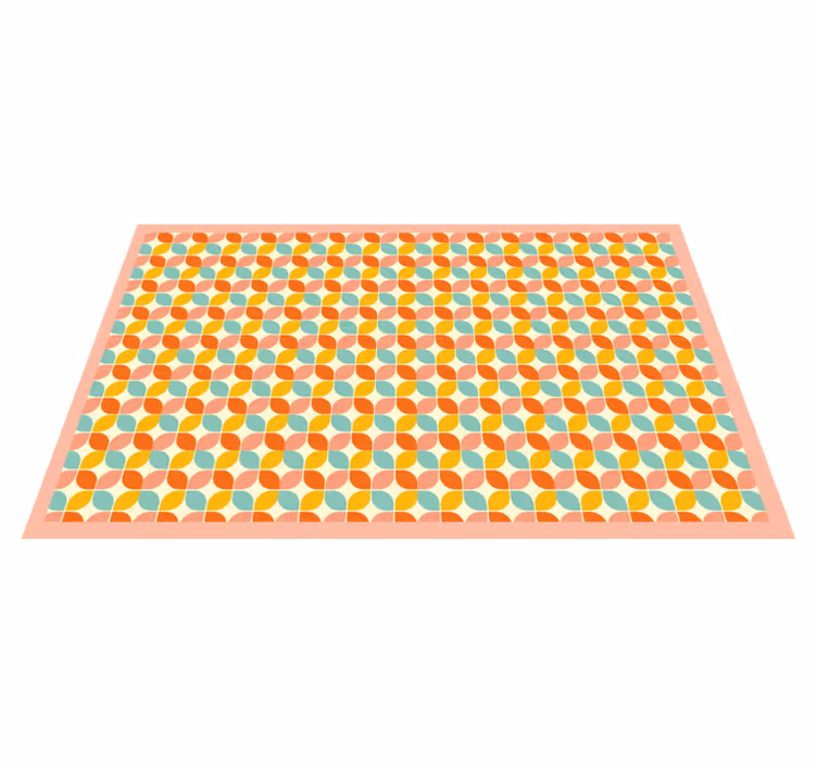 Geometriniai šešiakampiai geometriniai kilimas - „Tenstickers“
