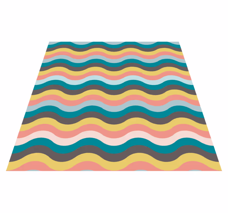 Banguotas dryžuotas raštas dryžuotas vinilo kilimas - „Tenstickers“