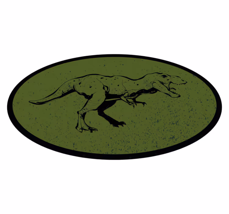 Bauginantis tirannosaurus rex gyvūnų kilimas - „Tenstickers“