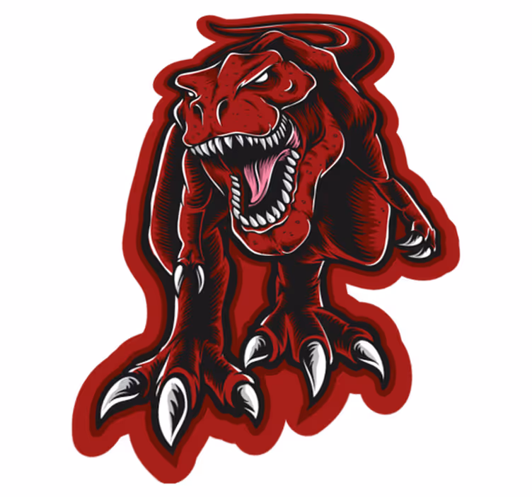 Bauginantis „t-rex“ veido gyvūnų kilimas - „Tenstickers“