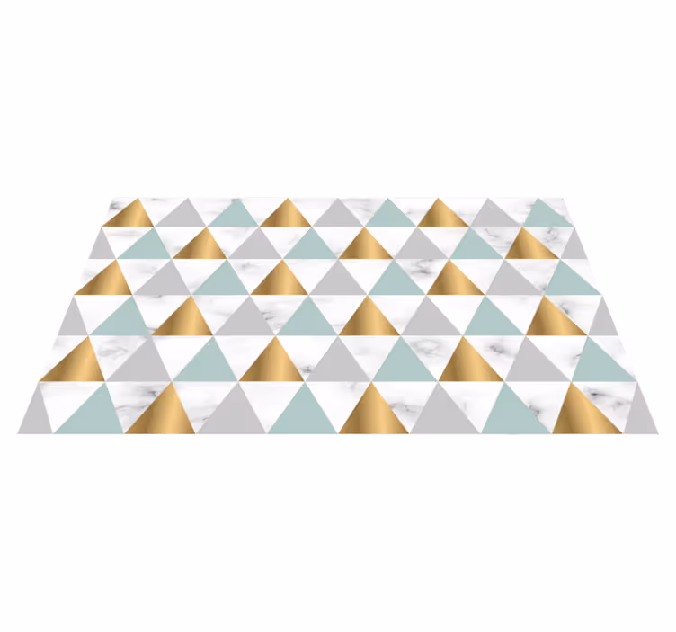 Marmurinio trikampio geometrijos prieškambario bėgikai - „Tenstickers“