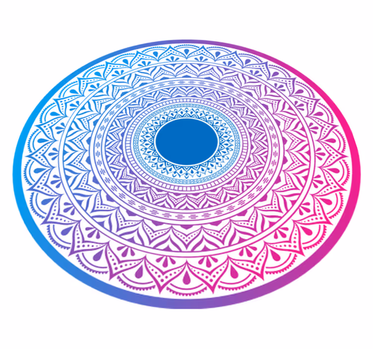 Mandalos apskritas masyvas mandala kilimėlis - „Tenstickers“
