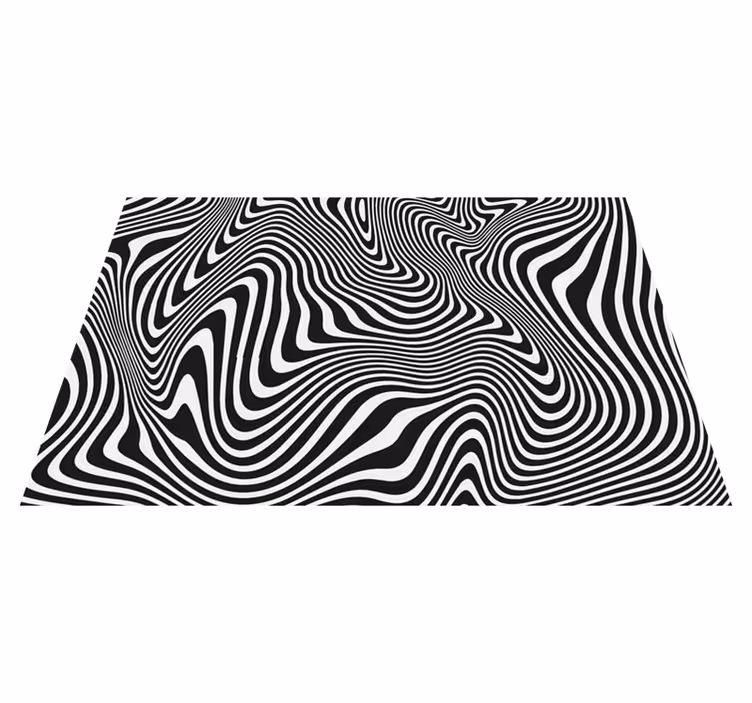 Zebras 3d efektas gyvūninis spausdinimas vinilo kilimas - „Tenstickers“