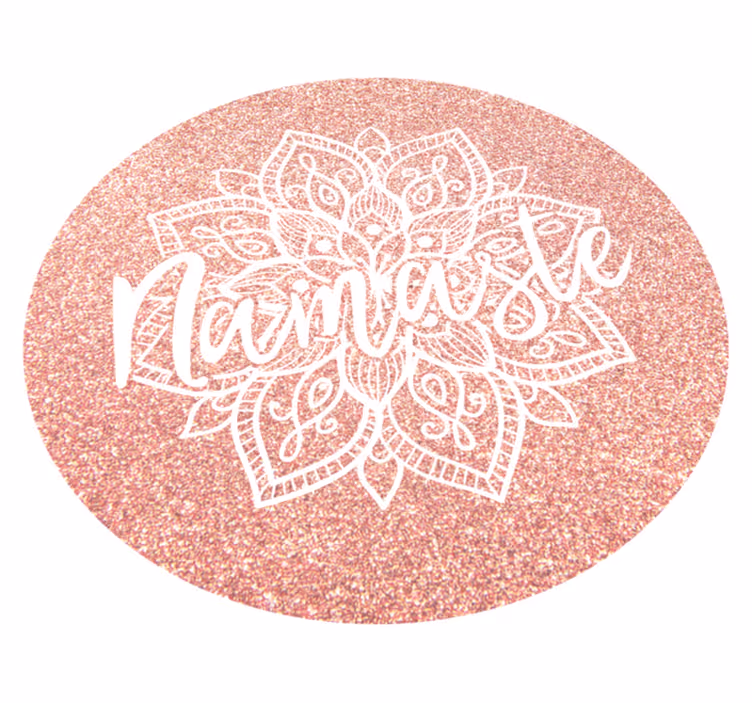 Mandalos namastės motyvas mandala kilimėlis - „Tenstickers“