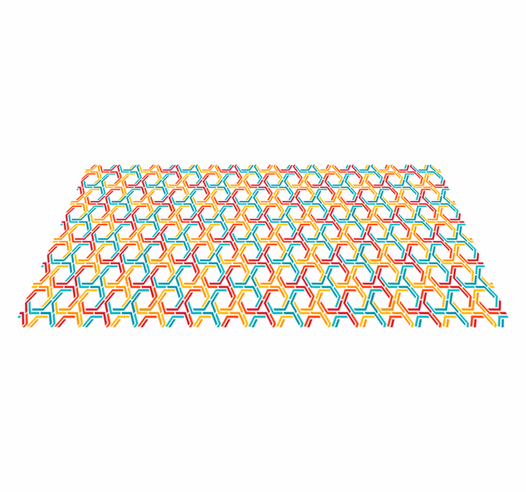 Blokuojantis modelis geometriniai kilimas - „Tenstickers“