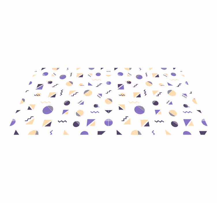 Geometrinių formų raštas geometriniai kilimas - „Tenstickers“
