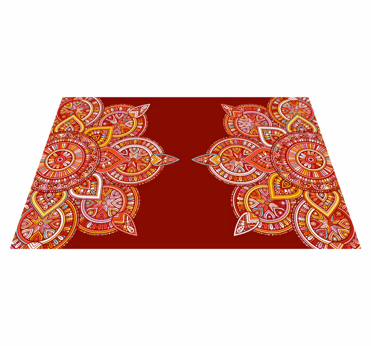 Ryškūs geometriniai motyvai mandala kilimėlis - „Tenstickers“