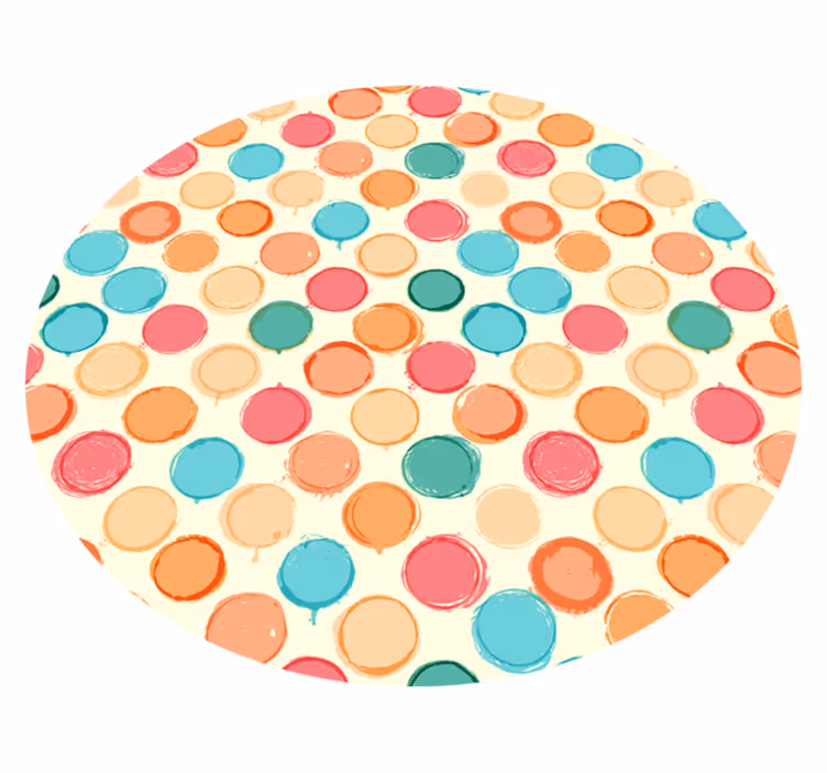 Apskritas masyvas geometriniai kilimas - „Tenstickers“