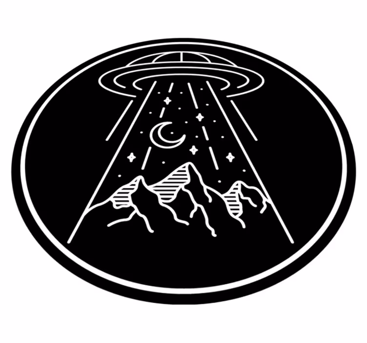 Ovni nuotykių tema vaikų vinilinė kilimėlė - „Tenstickers“
