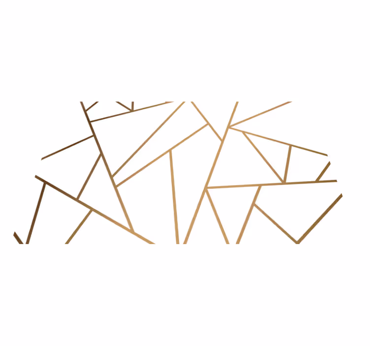 Marmurinės geometrinės formos virtuvinis vinilinis kilimas - „Tenstickers“