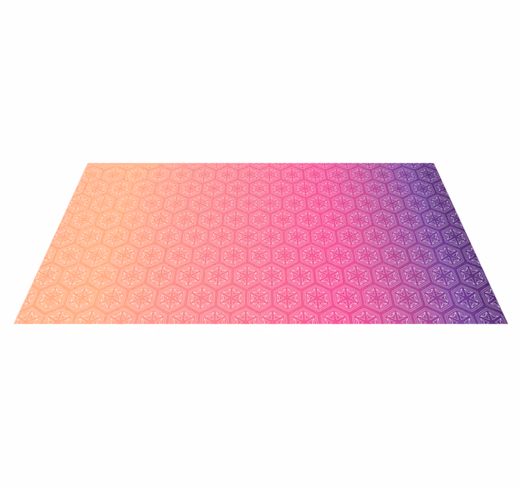 Rausvos spalvos ombre plytelių kilimas - „Tenstickers“