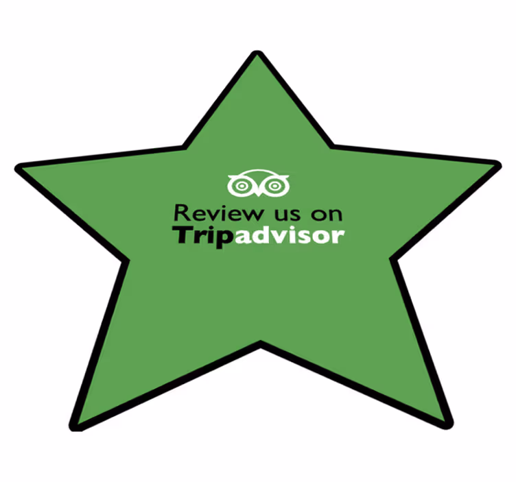 Vinilo kilimėlas su frazėmis apžvelkite mus tripadvisor'e - „Tenstickers“