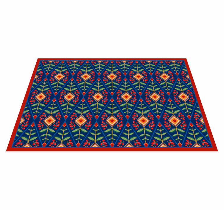 Botaninis geometrinis motyvas geometriniai kilimas - „Tenstickers“