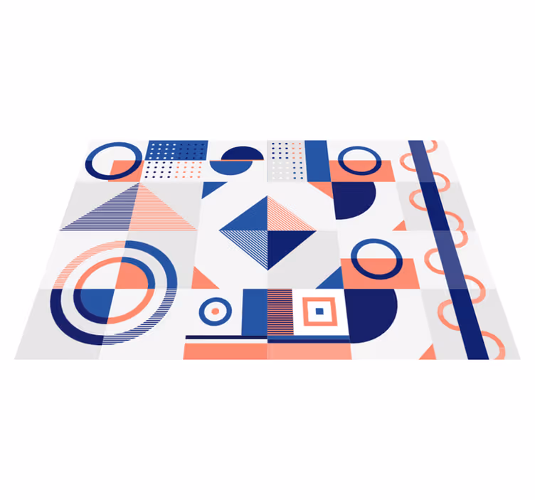 Skandinaviškų geometrinių raštų geometriniai kilimai - „Tenstickers“