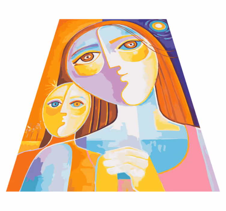 Modernaus meno motina ir vaikas modernus kilimas - „Tenstickers“