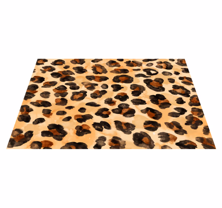 Leopardo dėmių motyvas gyvūnų spaudos vinilo kilimėlis - „Tenstickers“