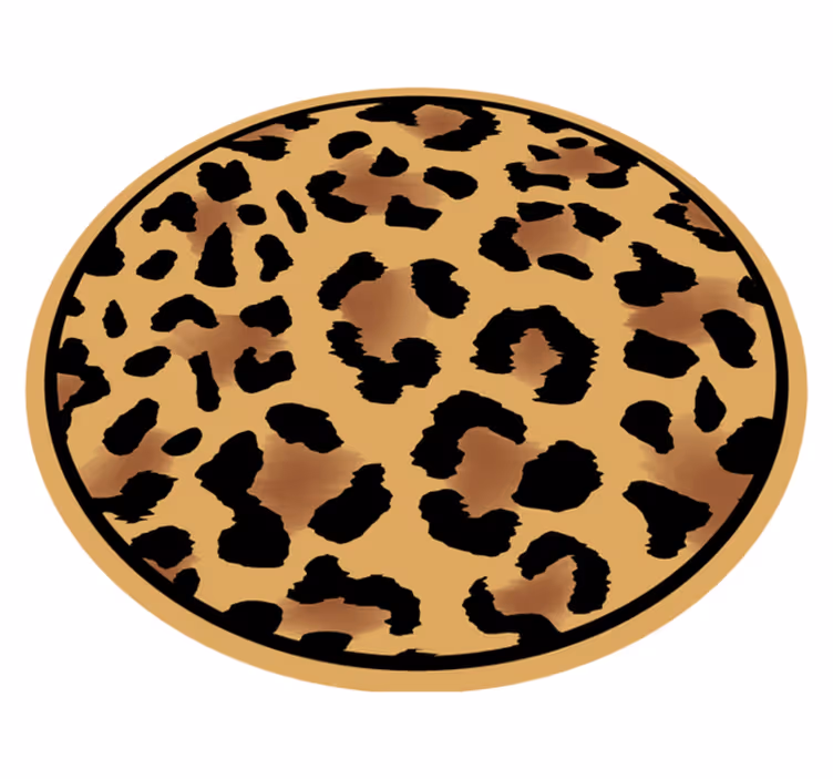 Klasikinis leopardo odos gyvūnų raštų vinilo kilimas - „Tenstickers“