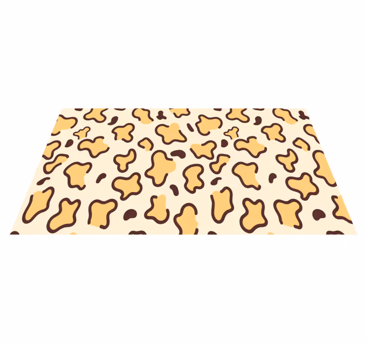 Didelių leopardo formų gyvūnų spaudos vinilo kilimėlis - „Tenstickers“
