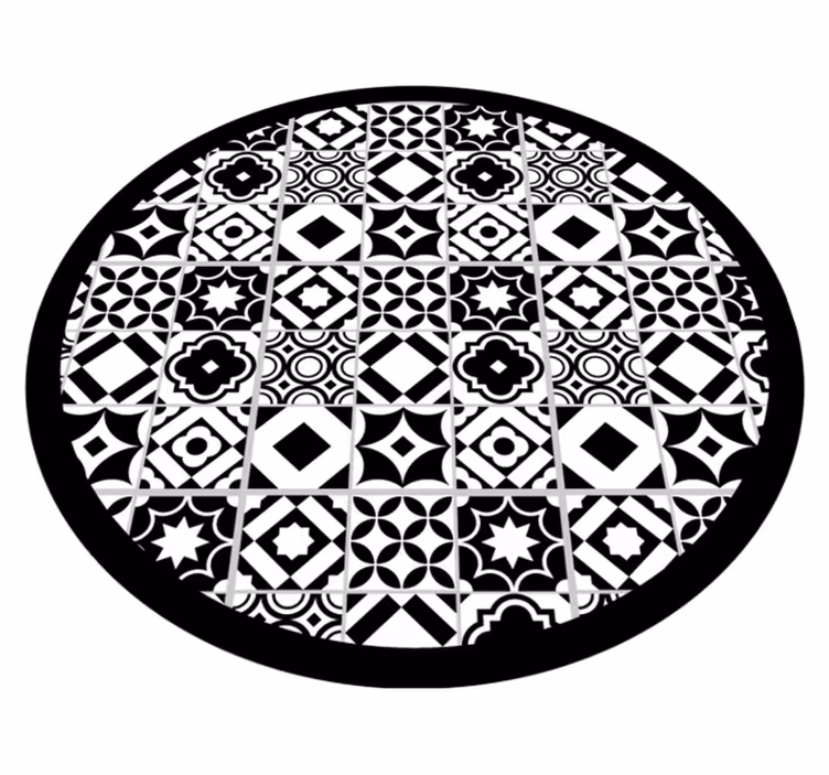 Mozaikinė vinilo kilimėlė monochrominė motyvas - „Tenstickers“