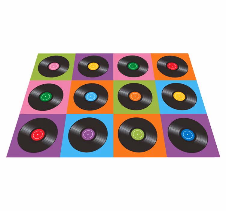 Virtuvės vinilo diskų plokštės vinilo kilimas - „Tenstickers“