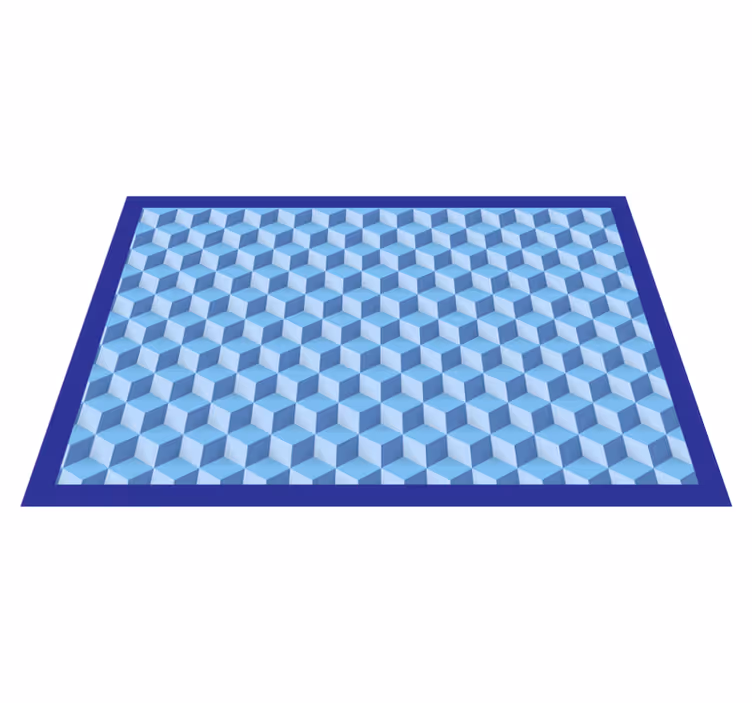 3d kubai virtuvės grindų plytelės - „Tenstickers“