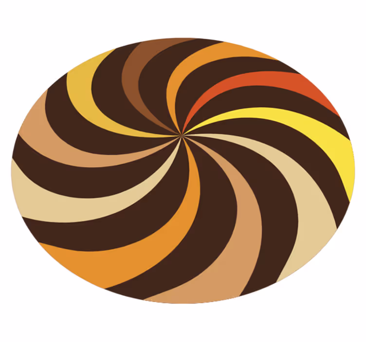 70-ųjų dešimtmečio pop swirl twist vintage derinys - „Tenstickers“