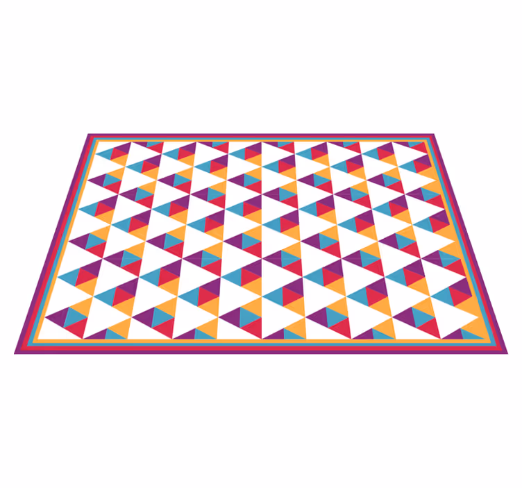 šiaurietiško stiliaus geometriniai trikampiai vinilo kilimas - „Tenstickers“