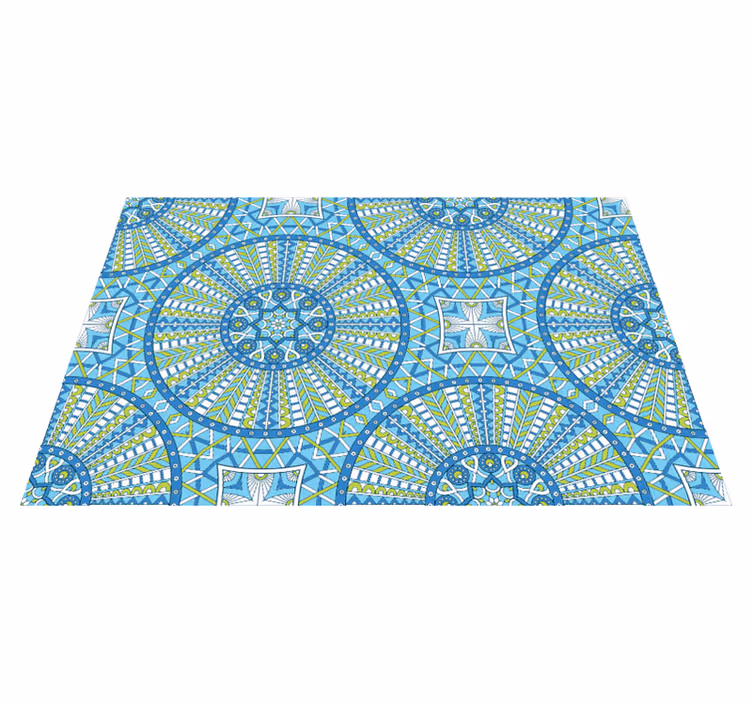 Stilingi geometriniai raštai mandala kilimėlis - „Tenstickers“
