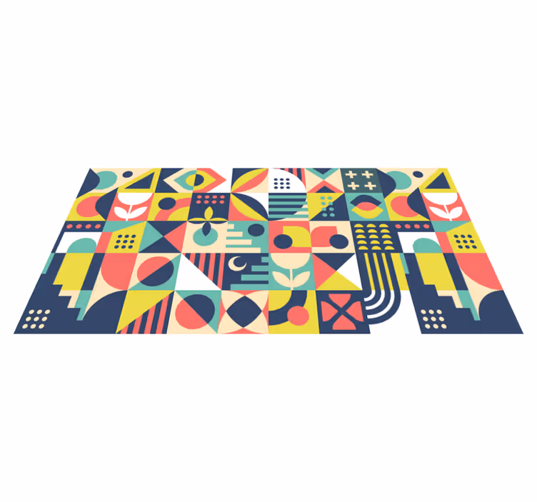 Gyvos formos geometriniai kilimas - „Tenstickers“