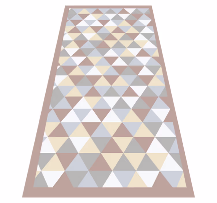 Trikampė spalvų paletė geometriniai kilimas - „Tenstickers“