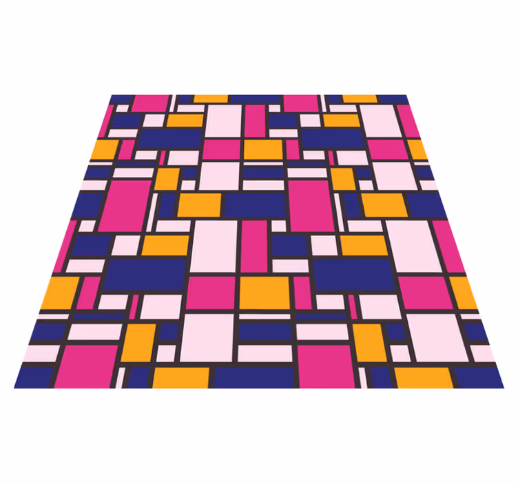 Geometriniai kilimas spalvingi blokai - „Tenstickers“