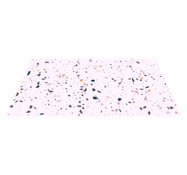 Spalvingi geometriniai fragmentai Marmurinis vinilo kilimas - „Tenstickers“