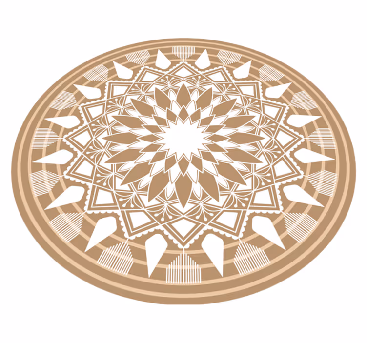 Sudėtinga geometrija mandala kilimėlis - „Tenstickers“