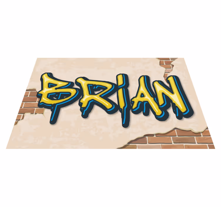 Grafiti stiliaus pavadinimas paaugliams vinilo kilimėlis - „Tenstickers“