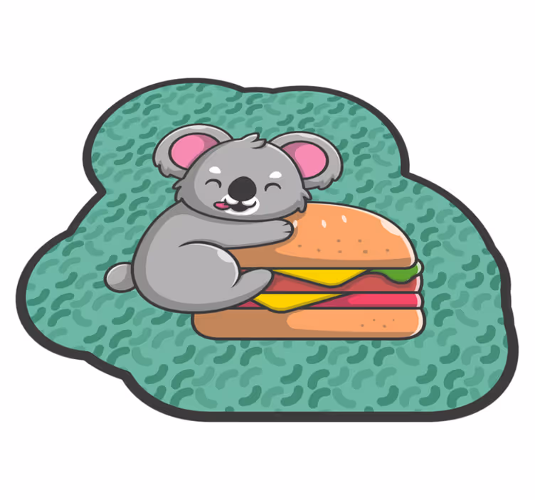 Mielas koalų užkandis kilimas vaiko kambariui - „Tenstickers“