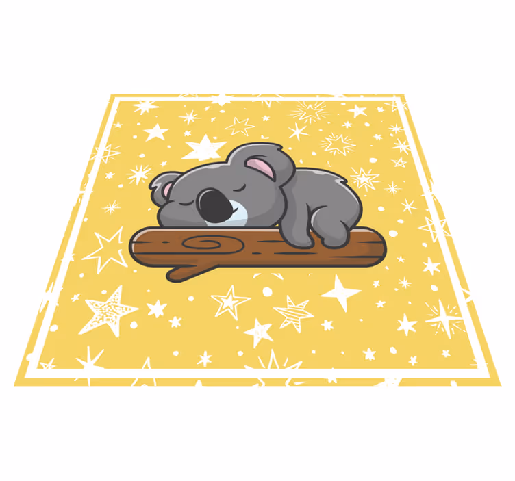 Koalų sapnai kilimas vaiko kambariui - „Tenstickers“