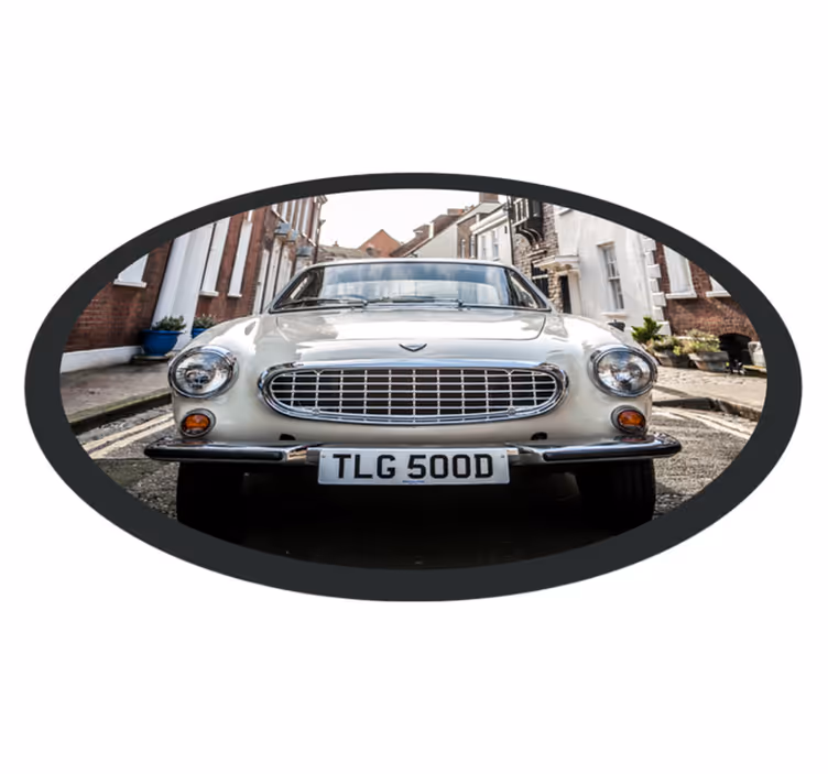 Senovinio automobilio priekis senoviniai viniliniai kilimas - „Tenstickers“