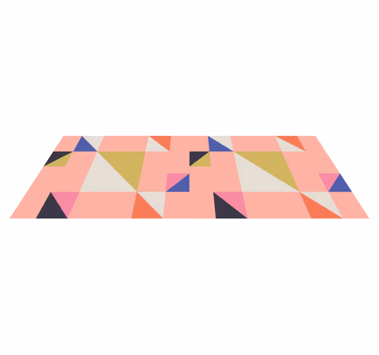 Modernūs trikampiai geometriniai kilimas - „Tenstickers“