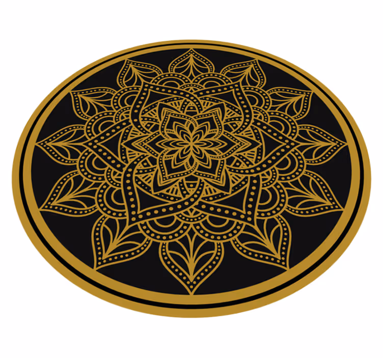 Grakštus elementas mandala kilimėlis - „Tenstickers“