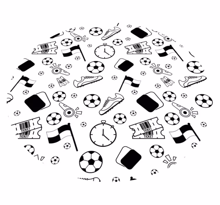 Pramogos sporto tematika žaidimų dizaino vinilo kilimėlis - „Tenstickers“