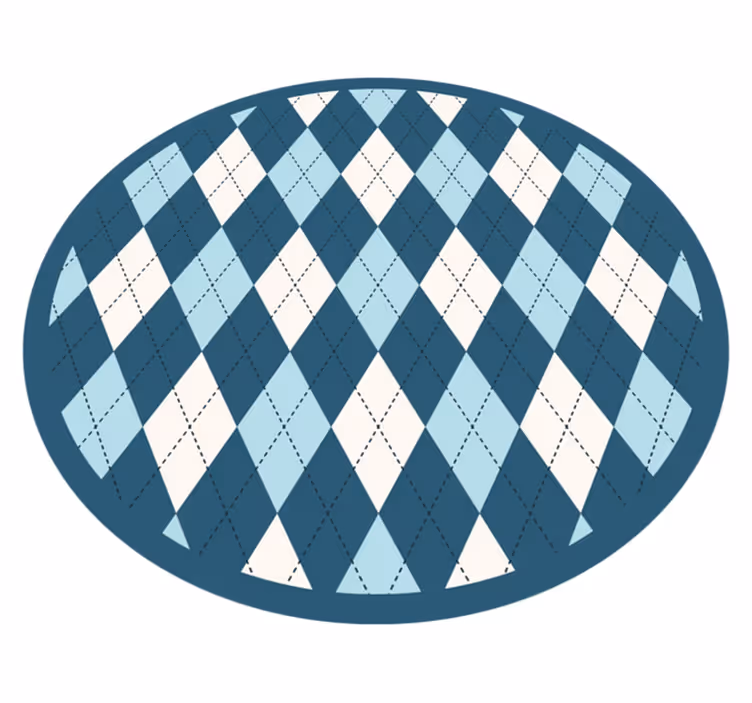 Deimantinio rašto elegancija geometriniai kilimas - „Tenstickers“