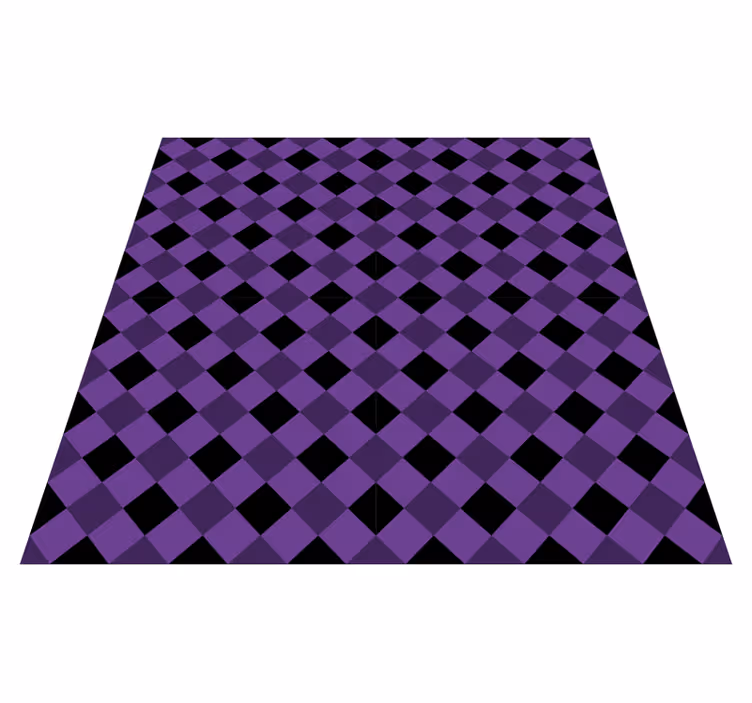 Violetinis languotas raštas geometriniai kilimas - „Tenstickers“