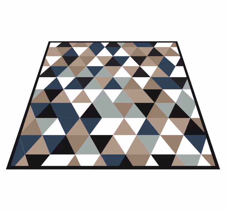 Trikampiai tonai geometriniai kilimas - „Tenstickers“