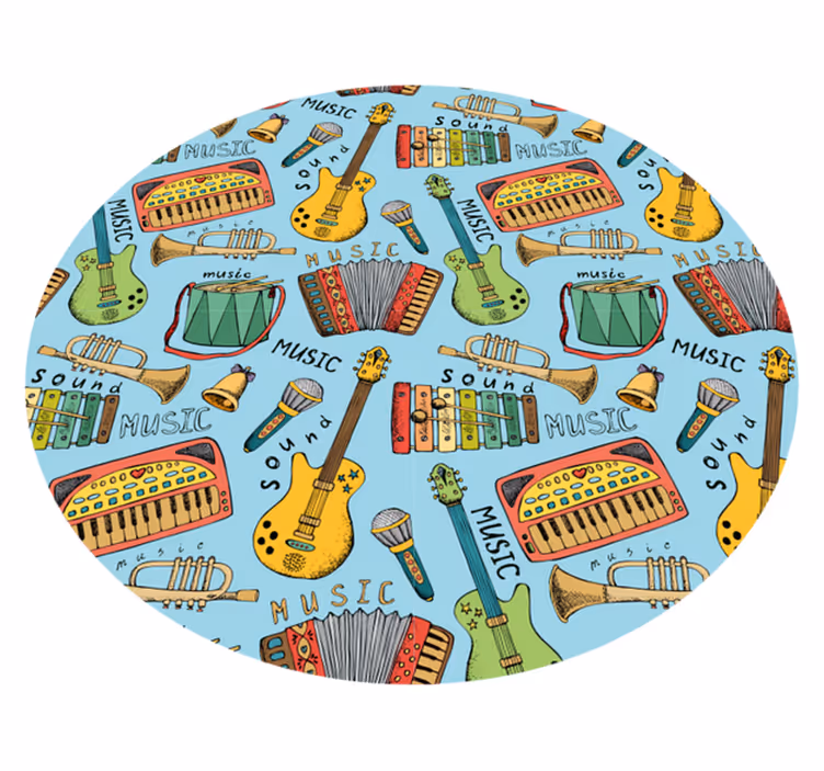 Vinilinis kilimėlis muzikos instrumentams mėgautis - „Tenstickers“