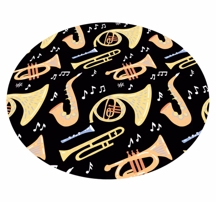 Muzikos instrumento idėja vinilinis kilimėlis - „Tenstickers“